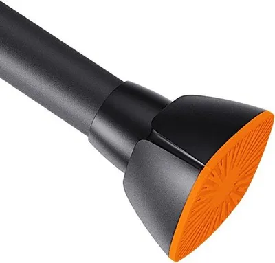 Zdjęcie produktu dla Unyqoos® Teleskopowa listwa do zasłon prysznicowych, 114–184 cm, regulowana, montaż bez wiercenia, odporna na korozję, z antypoślizgowymi gumowymi nakładkami