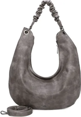Produktbild von Fritzi aus Preußen Schultertasche Umhängetasche Chalk Lizz01 Hobo Dark Stone grau