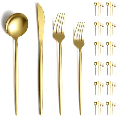 Image de Service de couverts en or, 48 pièces, pour 12 personnes