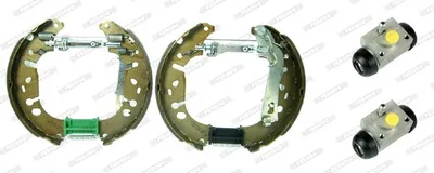 Produktbild von FERODO Bremsensatz Trommelbremse Hinten für OPEL Corsa D Schrägheck (S07) FMK443