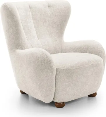 Produktbild von Masseno Polstersessel MIST Loungesessel ergonomisch, Chenille Creme