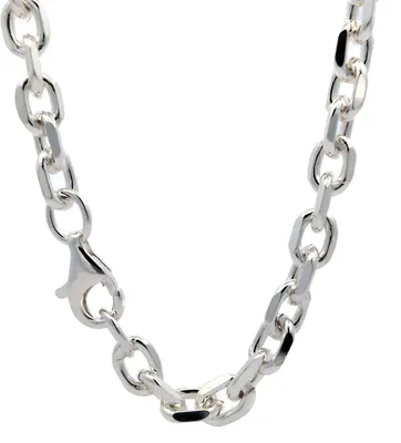 Produktbild von Ankerkette diamantiert Länge 60cm - Breite 5,7mm - 925 Silber