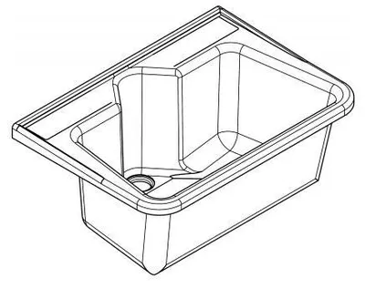 Franke Mehrzweckbecken SIRIUS aus glasfaserverstärktem Polyester-Recyclingmaterial Franke GmbH MB7054,MB7050