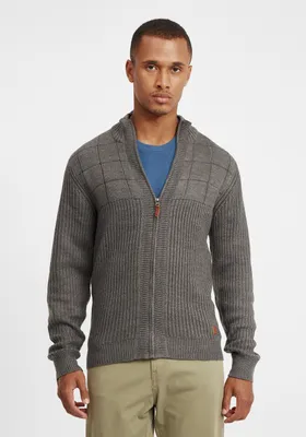 Produktbild von BLEND BHOteros Herren Strickjacke Cardigan Grobstrick mit Stehkragen