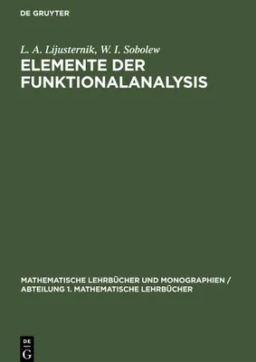 Produktbild von Elemente der Funktionalanalysis