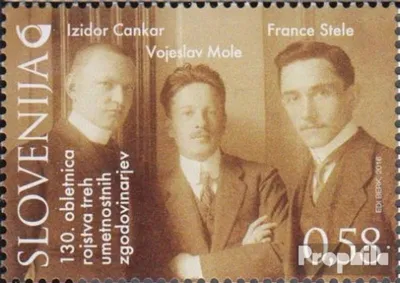 Produktbild von Briefmarken Slowenien 2016 Mi 1192 (kompl.Ausg.) postfrisch Izidor Cankar