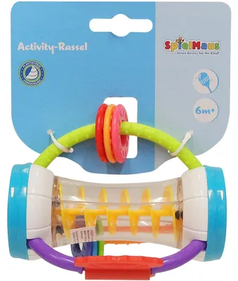 Produktbild von SpielMaus Baby Activity-Rassel mit Spiegel