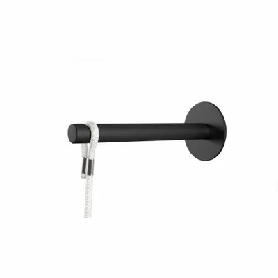 Immagine prodotto di Authentics Wardrope Wandhalterung, für Seilgarderobe, Stahl, Schwarz, 8089099