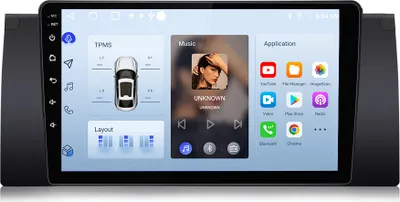 Immagine prodotto di 9 "Android13 autoradio per BMW E39 Serie 5 GPS Navi BT WIFI RDS DAB 2+64G 4Core SWC