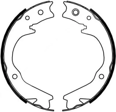 Produktbild von ABE C07015ABE Handbremsbeläge für SUBARU IMPREZA Stufenheck (GD) Handbremse