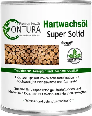 Produktbild von 750ml - Contura Profi Hartwachsöl Super Solid Holzöl Holzschutz Wachs Öl