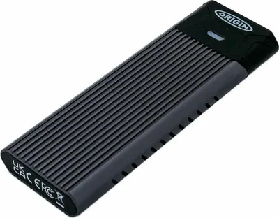 Produktbild von Origin Storage M.2 Gehäuse OS-EUCM2/NVME-SATA USB-C für NVMe/SATA 2280/2260 Schwarz (OS-EUCM2/NVME-SATA)