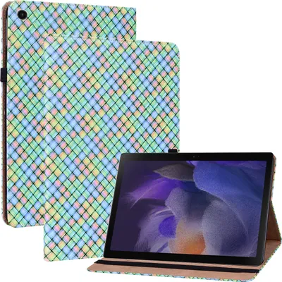 Produktbild von Für Samsung Galaxy Tab A8 2021 Regenbogen Kunst Leder Hülle Tablet Tasche Etuis