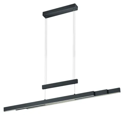 Zdjęcie produktu dla Żyrandol LED TRAJAN czarny Trio 375310532