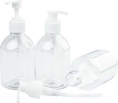 Produktbild von VBS Pumpflasche Set 3 Stück 300 ml 6.5 cm Durchmesser Kunststoffspender