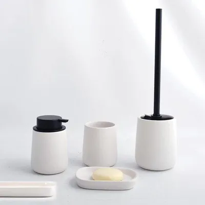 Immagine prodotto di Organizer da bagno in Vetroceramica, bianco opaco, ovale