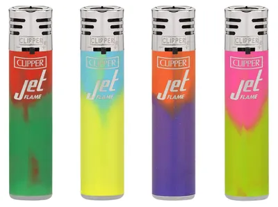 Produktbild von Clipper Feuerzeug Jet 4er Set Nebula Mix #3
