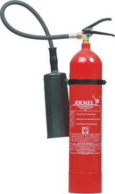 Produktbild von CO2 Feuerlöscher - Spannring - Wandhalter - 5 kg Löschmittel