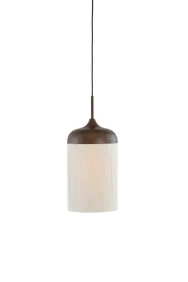 Productafbeelding van Hanglamp Dania donkere hout print Ø 16cm