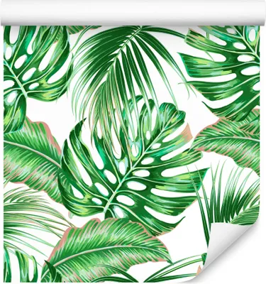 Produktbild von 10m VLIES TAPETE Rolle Exotische Pflanzen Blätter Natur Dschungel XXL