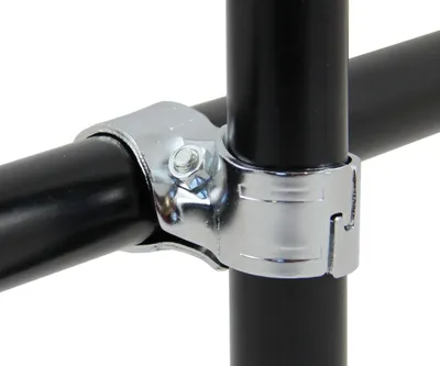 Produktbild von Überkreuzverbinder verchromt für 28 mm Rohre