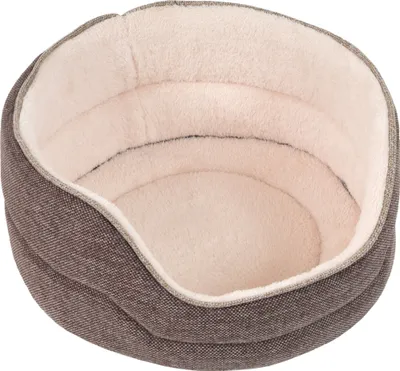 Obrázek produktu pro Pelíšek pro psy a kočky Agga Luxury 39 cm tm. hnědá
