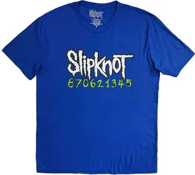 Image de Slipknot - T-shirt « Don't Ever Judge Me » pour hommes/femmes Unie RO15409 (M) (Bleu/Néon)