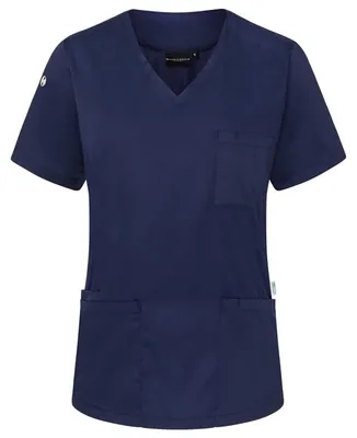 Immagine prodotto di Karlowsky - "Kasack Essential" Grembiule da lavoro da donna, maniche corte LT5484 (147 cm) (blu navy)