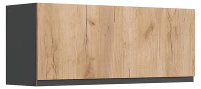 Obrázek produktu pro Věšák na stěnu Vicco R-Line Zlatý mocný dub/Antracit 100 cm Plochý, Model 63164