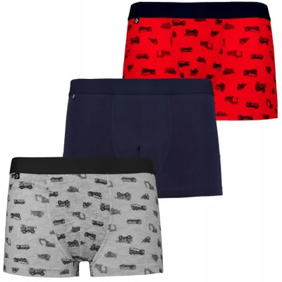Obrázek produktu pro Chlapecké spodní prádlo - boxerky, velikost 98 - bavlněné spodní prádlo, 3 kusy - dětské boxerky - pro chlapce