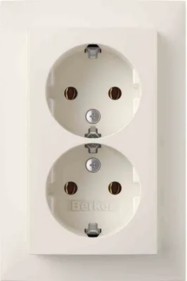 Produktbild von Berker 47741909, Typ F, DIN-Schiene, Weiß, Thermoplast, IP20, 250 V
