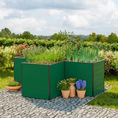 Produktbild von GFP 269 x 269 x 77 cm Hochbeet ELISABETH, Grün