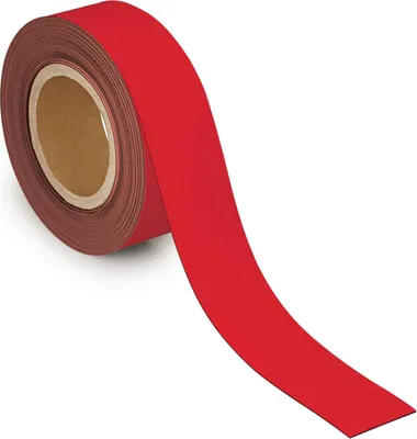 Produktbild von Kennzeichnungsband magnetisch 1cmx10m rot Packung mit 10 Stück