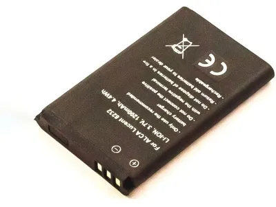 Produktbild von Akku für Uniden EXP1240 Li-Ion 3,7 Volt 1100 mAh schwarz