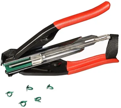 Immagine prodotto di Pinza ad anello DOZ 24 argento/rosso.