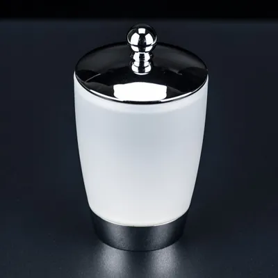 Produktbild von Wattedose Kosmetikdose Wattebehälter Dose m. Deckel Becher Kosmetikbox