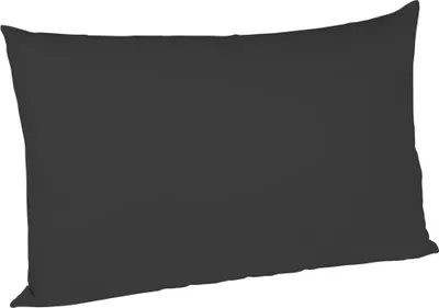 Produktbild von sleepling – Satin Kissenbezug, Seitenschläferkissen, 100% seidig weicher Baumwolle, 40x145 cm, anthrazit