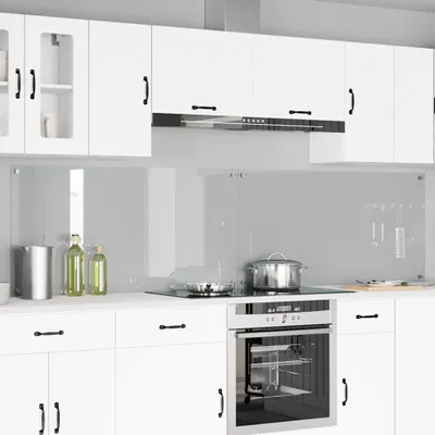 Immagine prodotto di Mobili Cucina Alzatina 2 pezzi Trasparente 120 x 60 cm Vetro temperato - 8083065