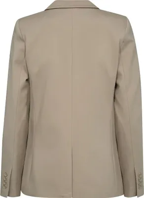 Produktbild von Mos Mosh Damen Blazer in Beige mit taillierter Passform und Pattentaschen