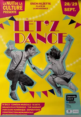 Imagen del producto de Let's Dance - Luxemburgo 2024 - CARTEL / AFICHE - 60x84 cm