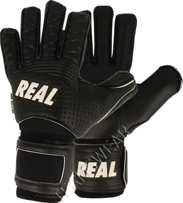 Produktbild von Real Panther Torwarthandschuhe Herren - Schwarz  | Größe: 9,5
