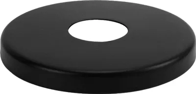Produktbild von 26mm 3/4" Inch BSP Schwarz Lackierter Stahl Ventilhahn Rohrabdeckung 8mm Hoch
