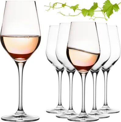 Produktbild von IMPERIAL Weißweingläser 200ml "Sydney" Set 6-Teilig Riesling Glas aus Crystalline Glas Weingläser Spülmaschinenfest