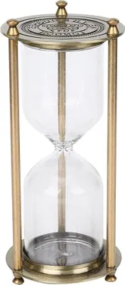 Produktbild von Transparente Sanduhr - Selbstaufladender Sand - Nachhaltig und Wunderschön - Für die Familie Zuhause