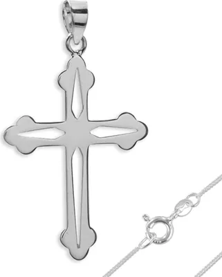 Produktbild von Kreuz Kette Silber 925 Anhänger + 42 cm Kette