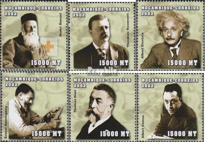 Produktbild von Briefmarken Mosambik 2002 Mi 2402-2407 (kompl.Ausg.) postfrisch Nobelpreisträger