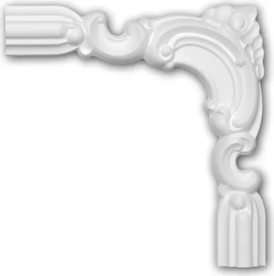 Produktbild von PROFHOME 152297 Eckelement für Wandleiste Zierelement dekoratives Element