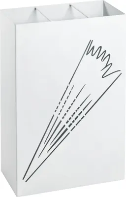 Produktbild von HAKU Schirmständer weiß - Metall, B/H/T: 30x48x16 cm