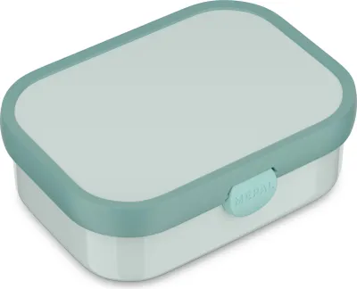 Produktbild von Mepal - Brotdose Campus - Bento Box Kinder - Brotdose mit Fächern & Gabel - Meal Prep Box mit Clip-Verschluss - BPA-frei & Spülmaschinenfest - 750 ml - Cool mint