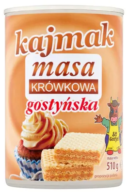 Produktbild von SM Gostyń Kajmak Karamellcreme aus gezuckerter Kondensmilch 510 g